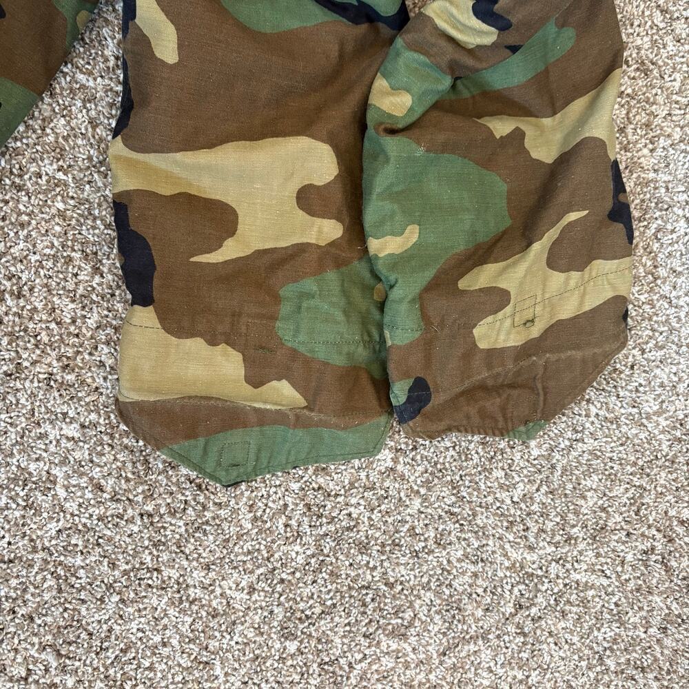Vintage US Army M-65 Woodland Camo Field Jacket Original 1988 Liner Med Reg - Picture 4 of 16